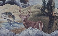 Yellowstone, Nature (0232) Western Upholstery Fabric